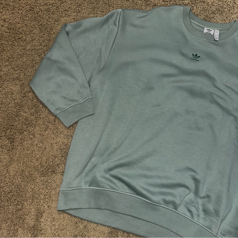 Women’s Adidas Essentials Oversized Sweatshirt Si… - image 2